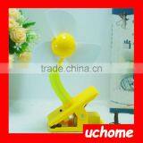 UCHOME Newest Colorful USB/Battery Clip Fan Baby Mini Fan Best Fan With Safety Foam Blade thumbnail-2
