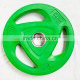 3 Holes Commercial Rubber Bumper Plates Weight Plate thumbnail-2