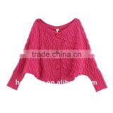 Cardigan Sweater for Women in Red HSW017 thumbnail-1