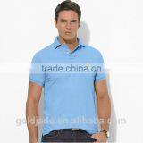 100%cotton Embroidered Short Sleeves Polo t Shirt for Men Polo Shirts Customized Logo thumbnail-2
