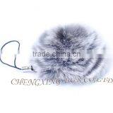 CX-A-54F Rabbit Fur Mobile Phone Strap Promotional Fur Keychain thumbnail-1