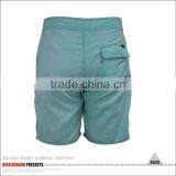 Satin Microfiber Mens Solid Swim Trunks Sublimation Mens Beach Shorts With Custom Logo thumbnail-3
