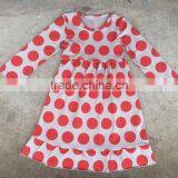 Girls Long Sleeve Ruffle Dress Infant Toddler Dress Baby Girl Winter Dresses thumbnail-1