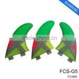 FCS Fiberglass Fin G5 Colorful Surfboard Future Fins Surf Barbatanas thumbnail-2