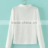 Runwaylover EY2350B Sexy Deep V-Neck Ladies Fashion Halter Tight T-Shirts thumbnail-6