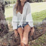 Casual Mature Women Blouse,cheap Blouse for Women,custom Blouse & Top thumbnail-5
