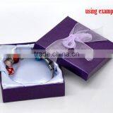 Dark Purple Jewelry Gift Boxes Display for Bracelet &Watch Fit European Charm 90mmx90mmx30mm, Sold per Packet of 6,8seasons thumbnail-1