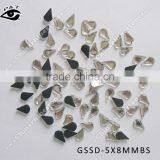 5x8mm Tear Drop Rhinestone Crystal for Clothing Hot Fix Rhinestone thumbnail-1