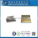 Taiwan Stainless Steel 18-8 Copper Brass Aluminum Square Washer Square Plate Washers Square Hole Washer thumbnail-1