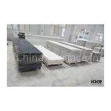 Black Composite Acrylic Solid Surface Stone Sheets for Tub Surrounds thumbnail-1