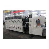 Corrugated Paper Cardboard Box Making Machine , Die Cutting Slotting