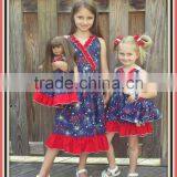 2016 Summer Girls Clothing Sets 4th of July Remake Boutique Outfit