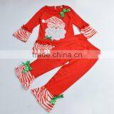 Snowman Christmas Outfits Autumn Sets Ruffle Raglan New Design Photo thumbnail-2