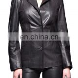 Womens Leather blazer