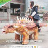 KAWAH Custoimzed Kiddie Car Walking With Dinosaur For Entertainment Park thumbnail-1