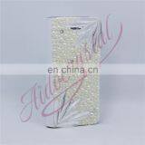 Aidocrystal Pearl Double White Feather Flower Customized Phone Covers for Huawei P9 Lite thumbnail-2