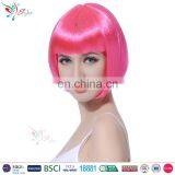Styler Brand Short Straight Bob Hair Wig Women Halloween Party Ombre Pink Wig thumbnail-2