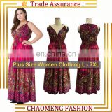 5038# Long Sundresses Lycra Summer Bohemian Style Boho Maxi Dress Women Plus Size Clothing Fat Clothes