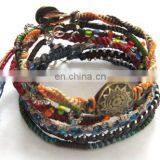 Braided Leather Bracelet Infinity Bracelet Men Women Unisex thumbnail-3