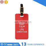 Hot Sale 3D Design Persionalized Logo Pvc Luggage Tag thumbnail-1