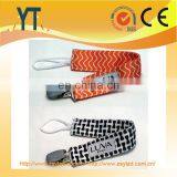 2017 Custom Wholesale Food Grade Silicone Nipple Baby Pacifier Clip/ Wholesale 100% Cotton Baby Nipple Pacifier Holder thumbnail-5