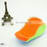 Colorful Comb Pin Brush Plastic Hair Brush With Soft Grip