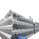 Tianjin Good quality bs1387 galvanized steel tube / GI steel round pipe / hot dip galvanized steel pipe