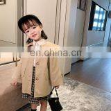 C1025/Custom Spring New High Quality Kids Clothing Girl's Casual Plaid Pleated Preppy Style Skirt thumbnail-5