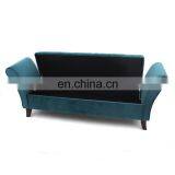 Customized Largest Long Large Wooden Seat Velvet Sofa Chair Big Bench With Big Storage Space Open Lid thumbnail-4