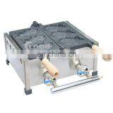 Baking Machine 3 Pieces Gas Japanese Taiyaki Maker Commercial Grill Fish Waffle Maker thumbnail-4