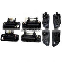 8Pcs Front Rear Black Outer & Inner Gray Door Handle Set For Toyota Camry 97-01 thumbnail-3
