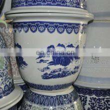 Chinese Small and Big Size Ceramic Planter Flower Pots for Indoor and Garden thumbnail-5