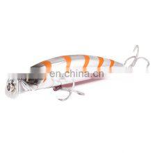 Wholesale Lifelike Bass Popper 8cm 10g Hard Bait Fishing Lure Minnow for Freshwater Sea Fishing thumbnail-1
