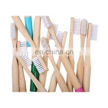 Custom Natural Wooden Handle Charcoal Bamboo Toothbrush For Adult thumbnail-3