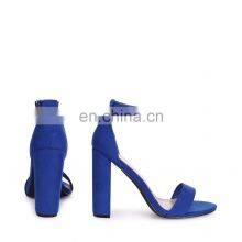 Women Beautiful Color Design Block High Heel Ankle Strap Open Toe Sandals Shoes Other Colors Are Available thumbnail-5