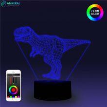 Dinosaur 3D Optical Illusion Lamp APP Control Best Price on Sale thumbnail-1