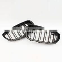 For BMW Grille F10 F18 Racing Grill Matt Black Double Slat Line Car Bumper Mesh Grill for BMW 5 Series M5 2010-2017 thumbnail-3