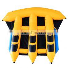 Water Games Inflatable Flying Fish Banana Boat With Double Tubes thumbnail-2