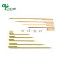 Yada Japanese Style Teppo Gun Shaped Skewer Hot Stamp Bamboo Paddle Skewer Sticks With Printed Logo thumbnail-5