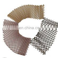 Decorative Chain Link Metal Mesh Cubicle Curtain Mesh