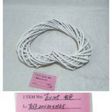 Hot Sale New Design White Color Full Willow Heart Shape Flower Wreath thumbnail-3