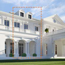 Golden Green Foam Ceramic Lines, Components, Self Built Villa Exterior Wall Decoration Lines, Light Luxury Lines thumbnail-3