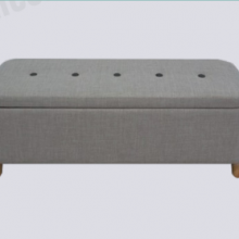 Hot-sale Living Room Comfortable Velvet Upholstered Modern Classic Indoor Solid Wood Frame Luxury Design Storage Foldable Ottoman Bench