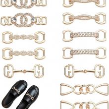 New Arrival Fashion Shoes Accessories Metal Decoration Buckle Chain Ornament Chains