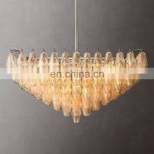 Retro Classic Chiara Square Gold Industrial Crystal Chandelier Decoration for Living Room Bedroom Hotel Ceiling Lighting thumbnail-5