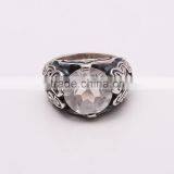 WHITE TOPPAZ Ring,925 Sterling Silver Jewelry Wholesale,WHOLESALE SILVER JEWELRY,SILVER EXORTER,SILVER JEWELRY FROM INDIA thumbnail-1