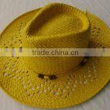 Cheap Custom straw cowboy hat for man