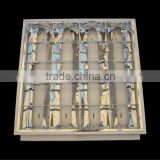 HOT SALE T8 Louver fitting 4X20W white base and border