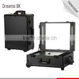 Cheap Professional Whole Black Mini Studio Makeup Case With Lights Mirror