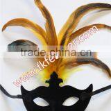 Yellow Roster Feather Decoration Party Mask Supplies thumbnail-5